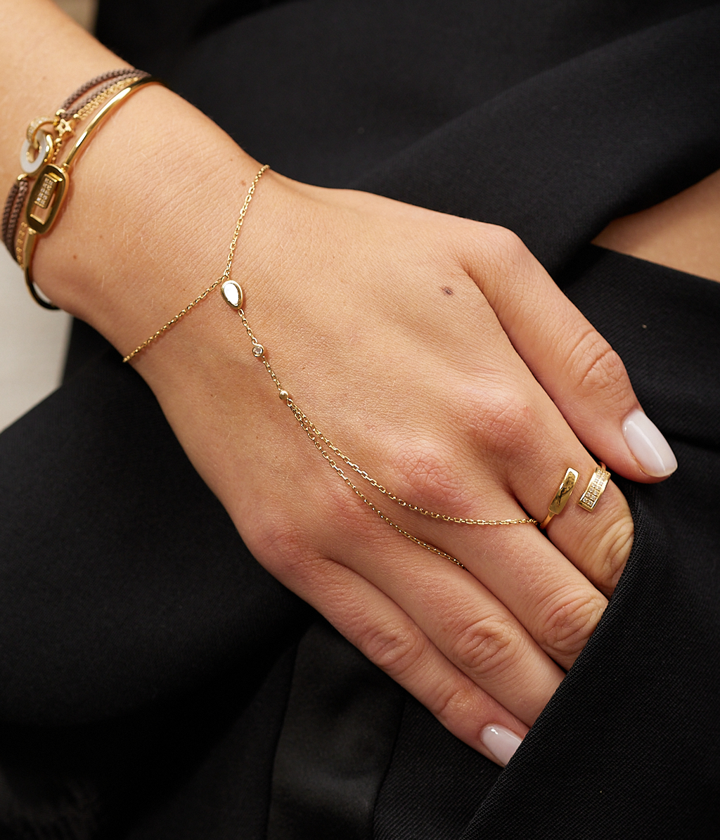 Ogoki Hand Jewelry (Gold-Plated Steel)