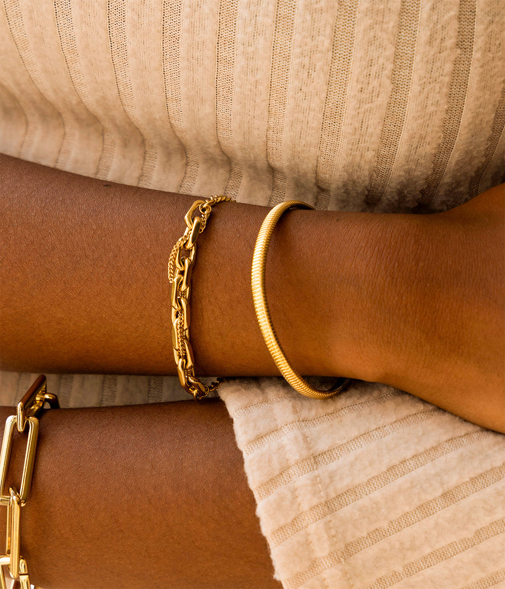 Danae Bracelet (Gold-plated Steel)
