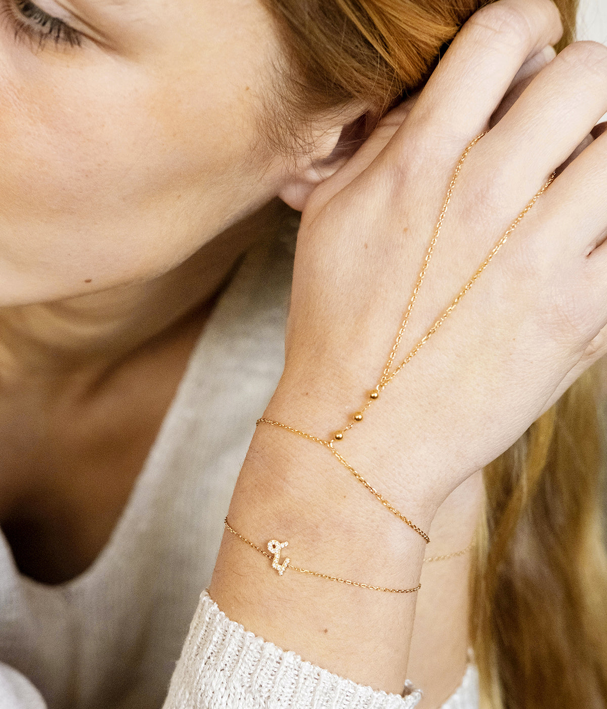 Salia Hand Jewelry (Gold-Plated Steel)