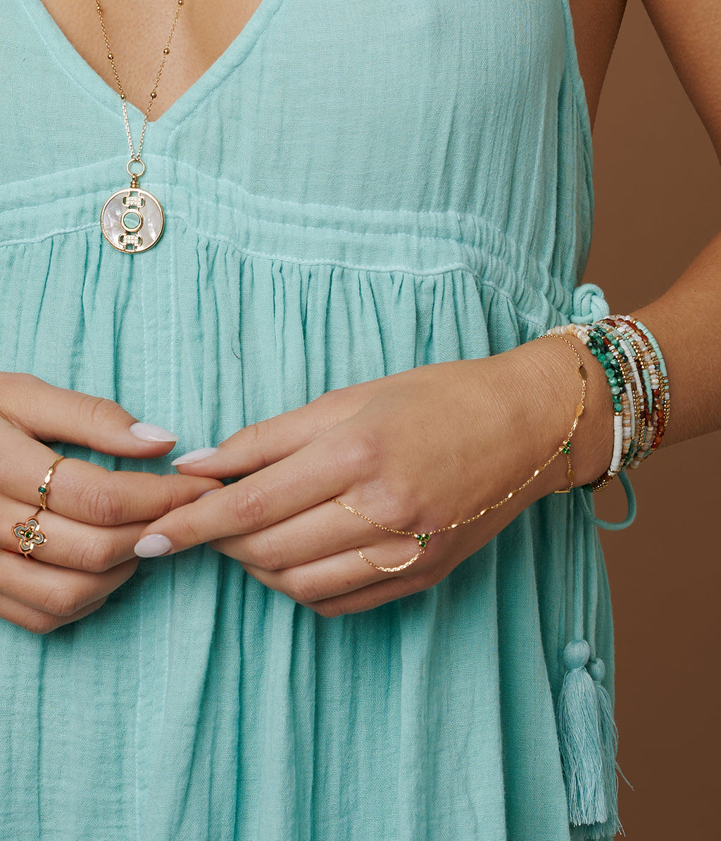 Sahara Hand Jewelry (Gold-Plated Steel)