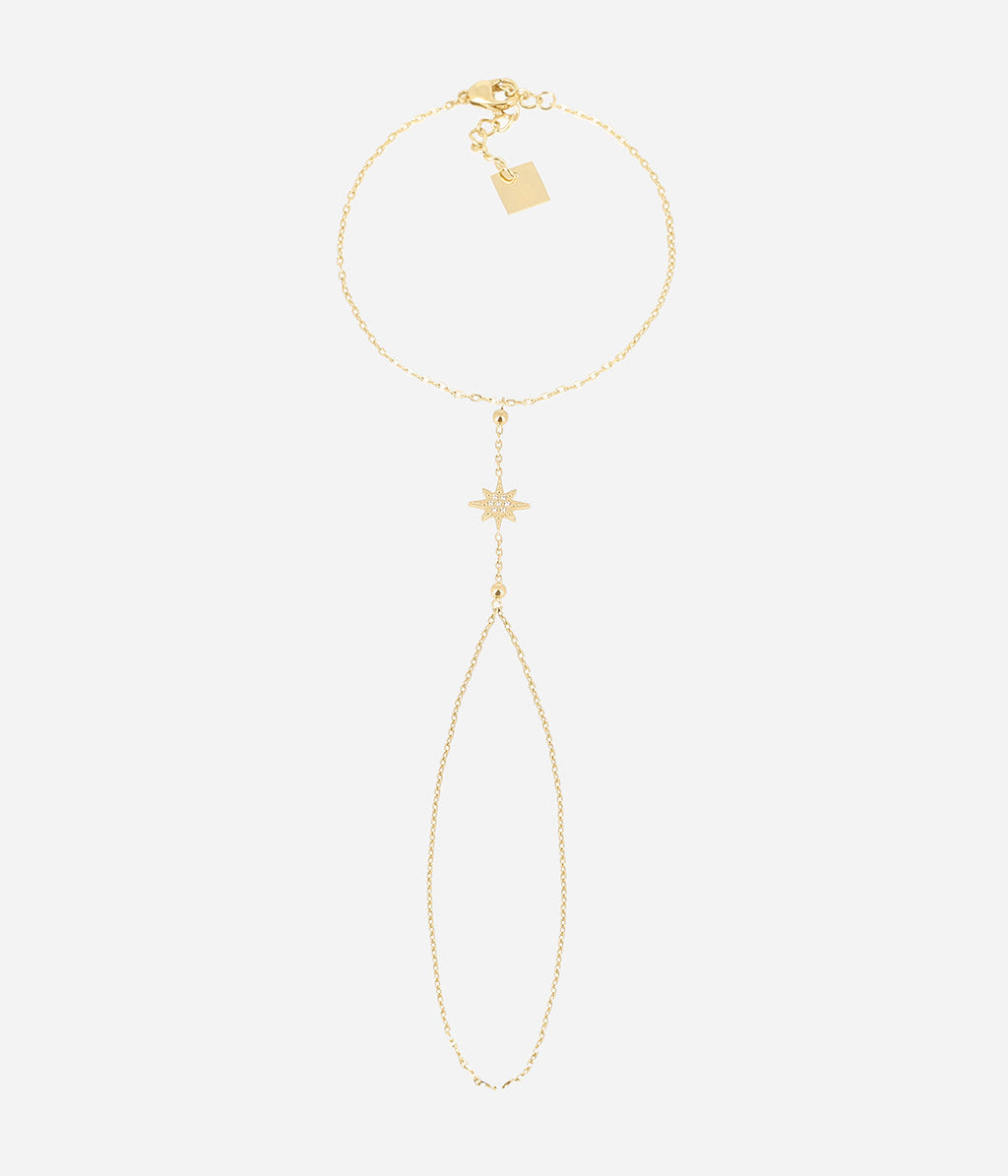 Bijou de main Orion (Acier doré)