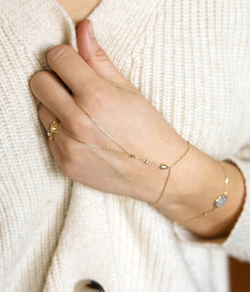 Tanzania Hand Jewelry (Gold-Plated Steel)