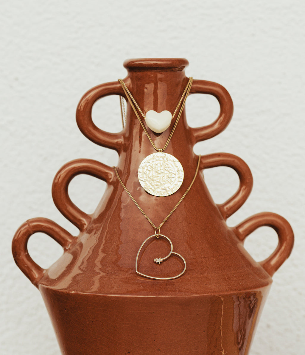 Necklace Valentin (Gold-plated steel)