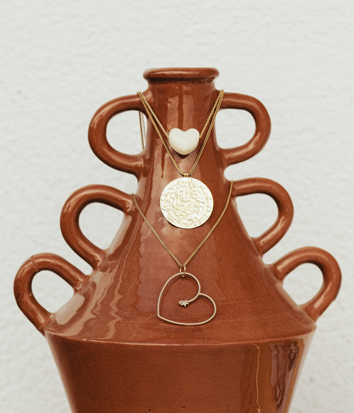 Necklace Valentin (Gold-plated steel)