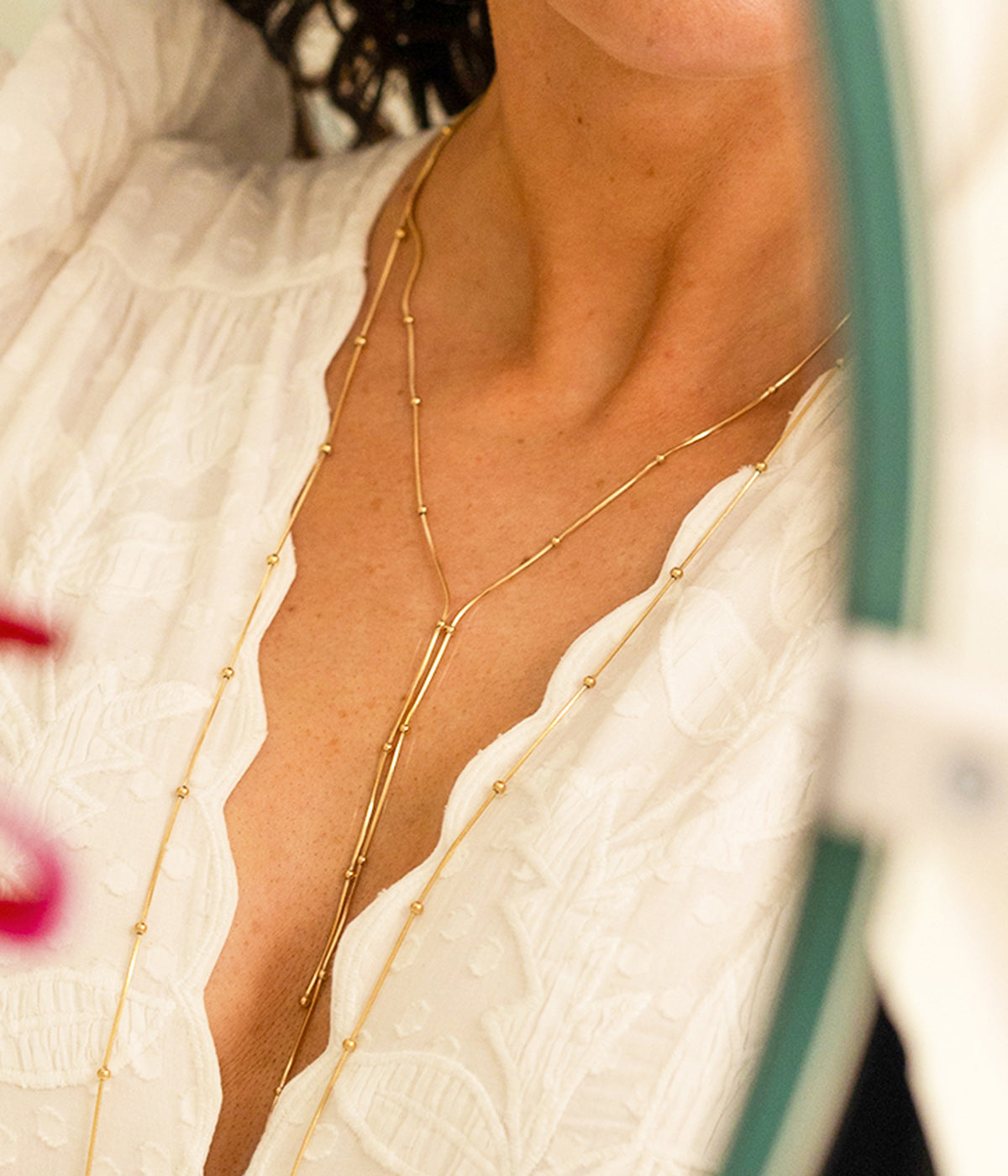 Necklace Primo (Gold-plated steel)