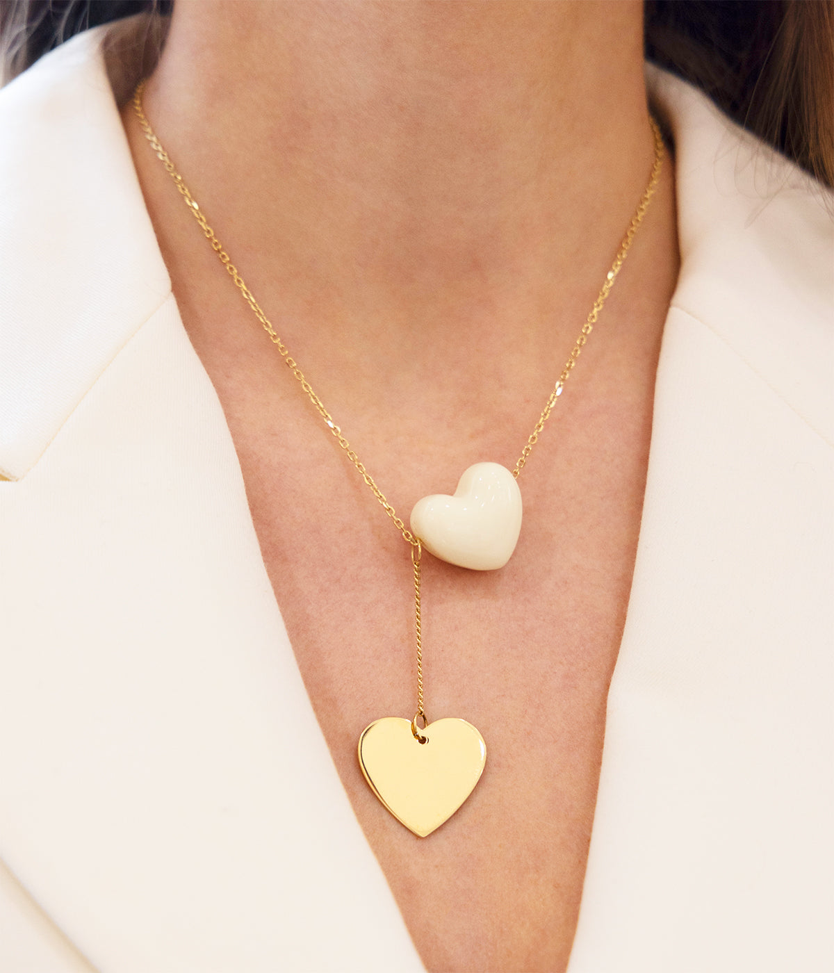 Necklace Valentin (Gold-plated steel)