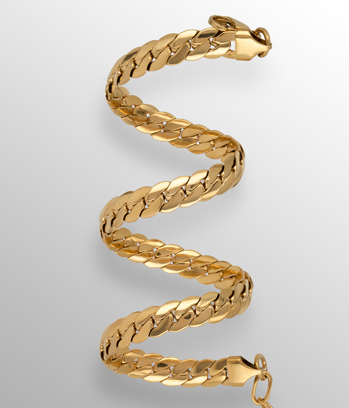 Necklace Baldo (Golden steel)