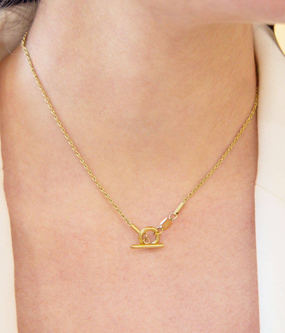 Necklace Nella (Gold-plated steel)