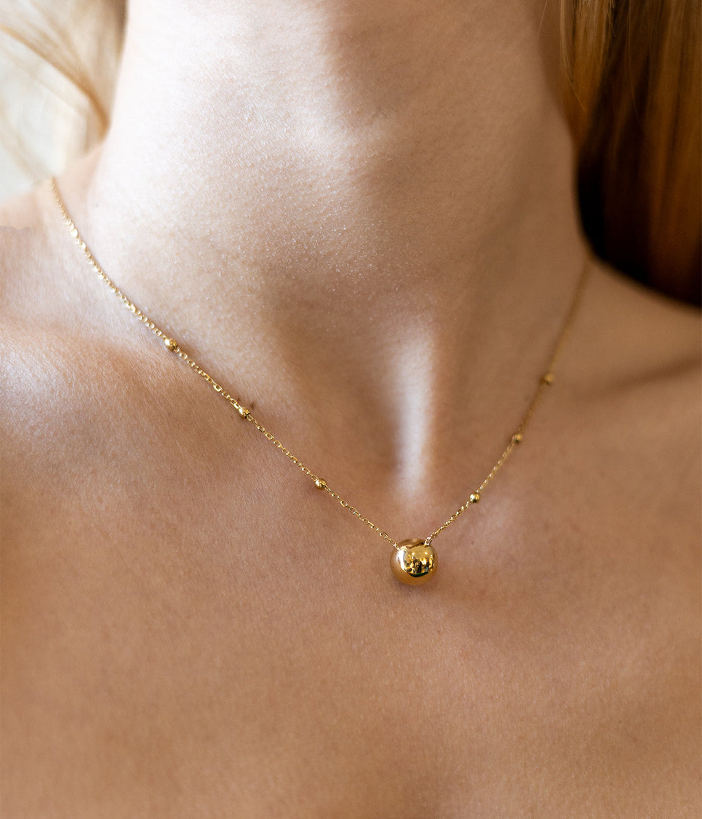 Back jewel Anita (Golden steel)