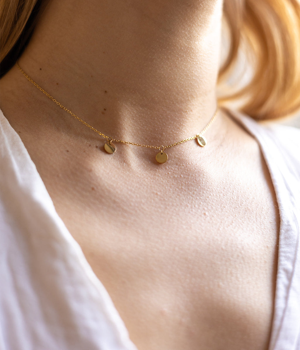 Back jewel Amanda (Golden steel)