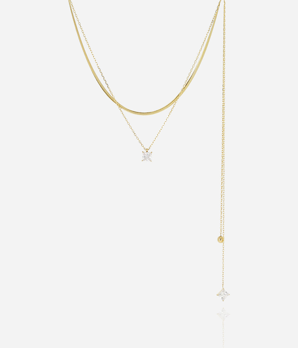 Bijou de dos Cheryl (Acier doré)