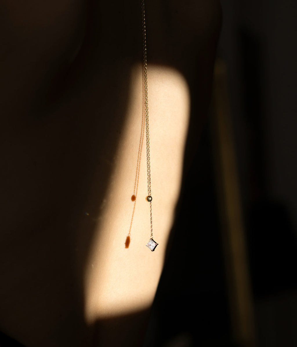 Back jewel Cheryl (Golden steel)