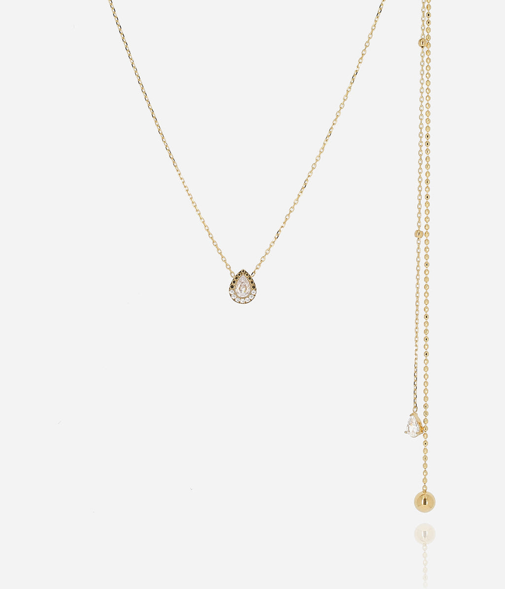 Bijou de dos Ilona (Acier doré)