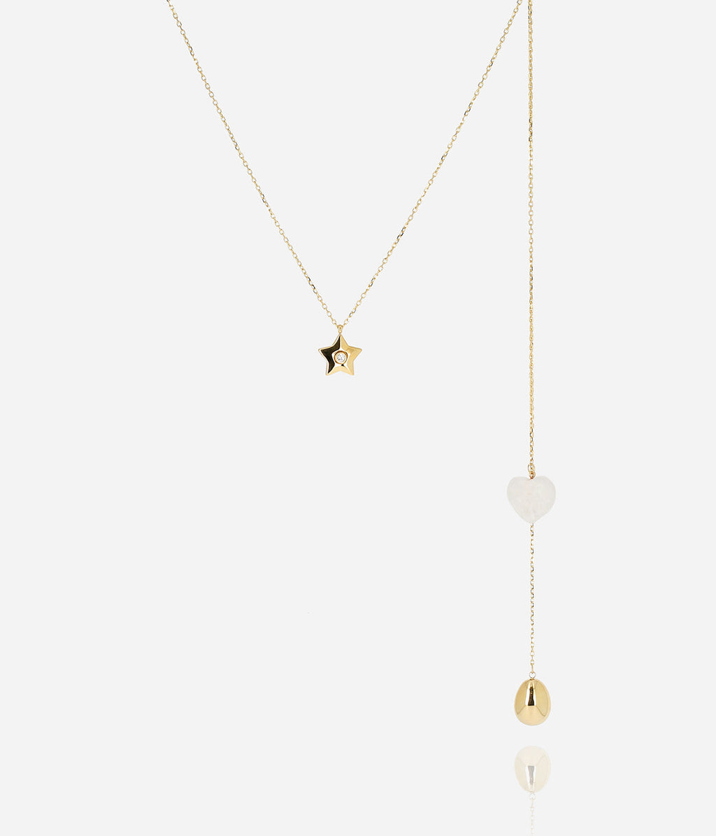 Bijou de dos Annette (Acier doré)